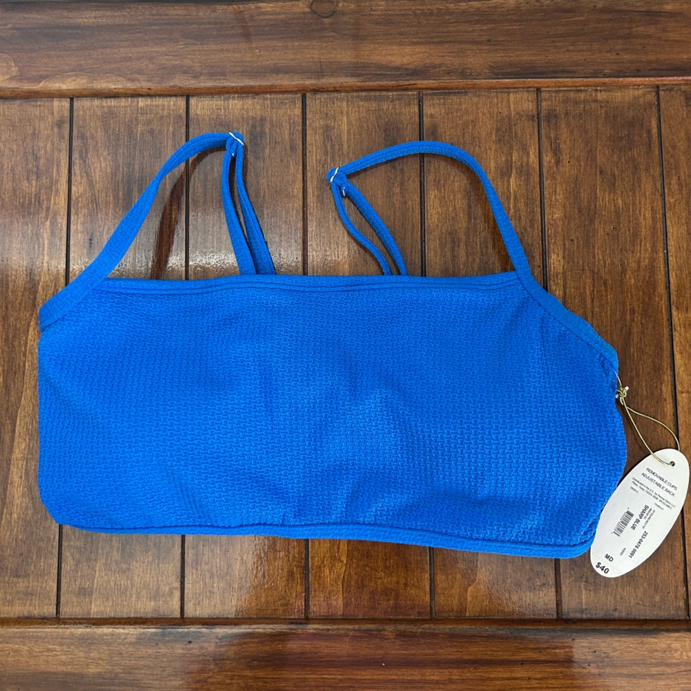 Womens Sharp Blue Bikini Top